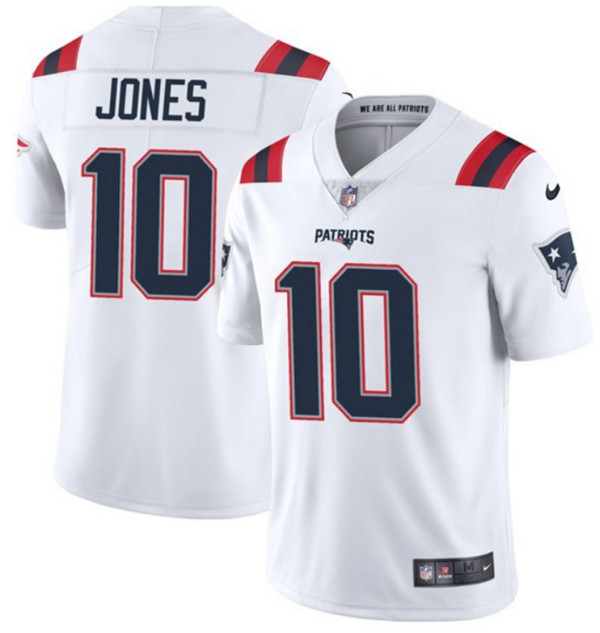 Nike Patriots 10 Mac Jones White Vapor Limited Jersey,We sell and wholesale Nike Patriots 10 Mac Jones White Vapor Limited Jersey on line form chian!